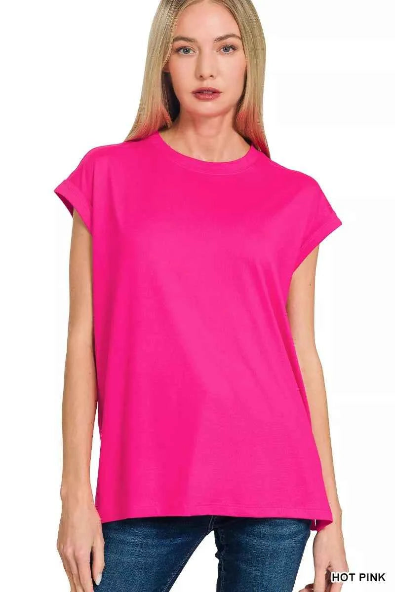 Zenana Brushed Dty Microfiber Top & Biker Shorts 85c7e93fcf1c4d02a84365d249cc8f95-Max-Origin