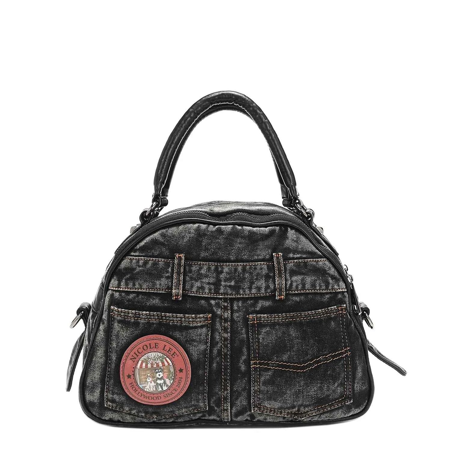 Nicole Lee USA Denim Sisters Secret Dome Handbag 85d51136ce82426b8ec564cf63670c37-Max-Origin