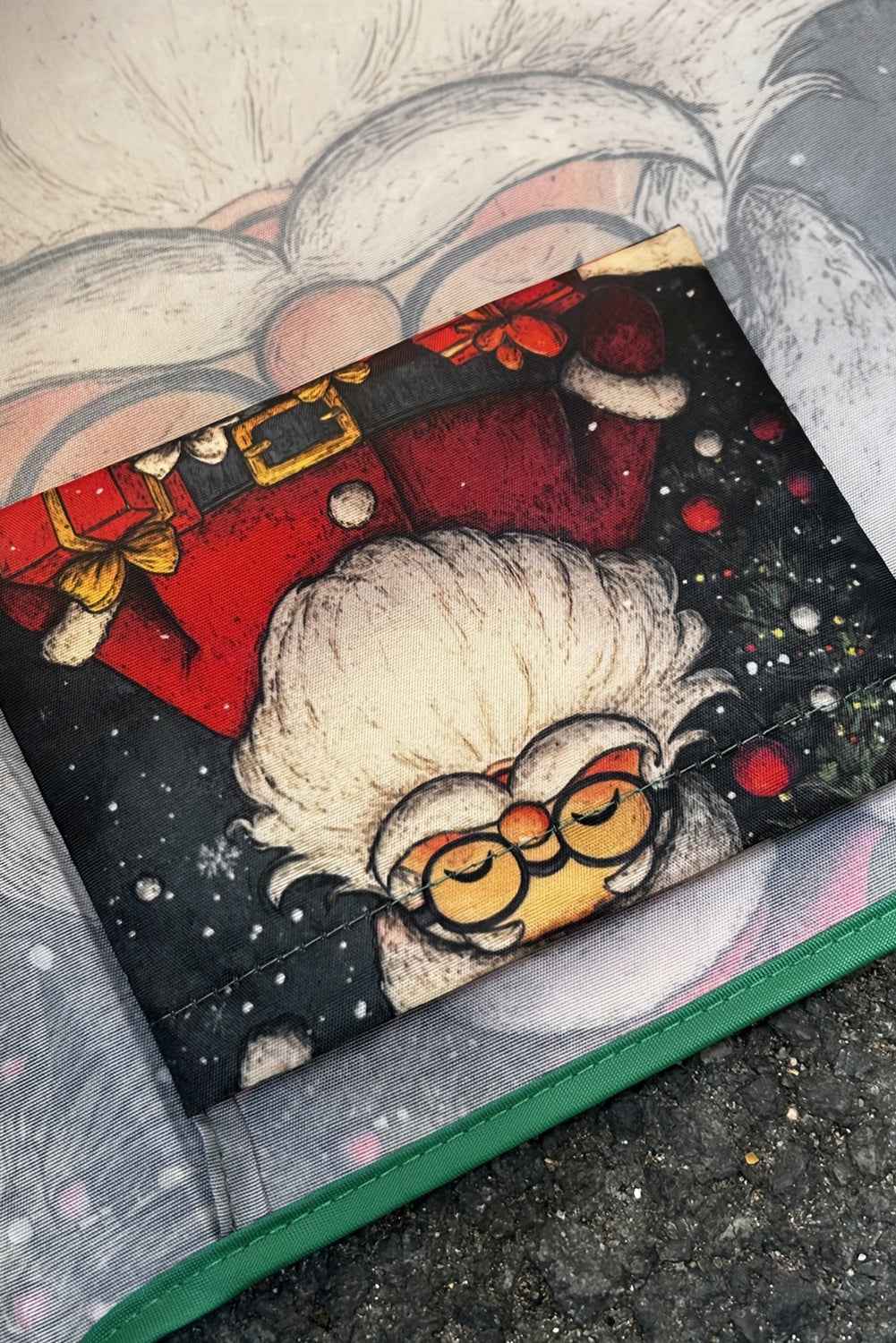 Fiery Red Cartoon Snowman Gift Graphic Large Tote Bag 85e30441cb6d1bc9