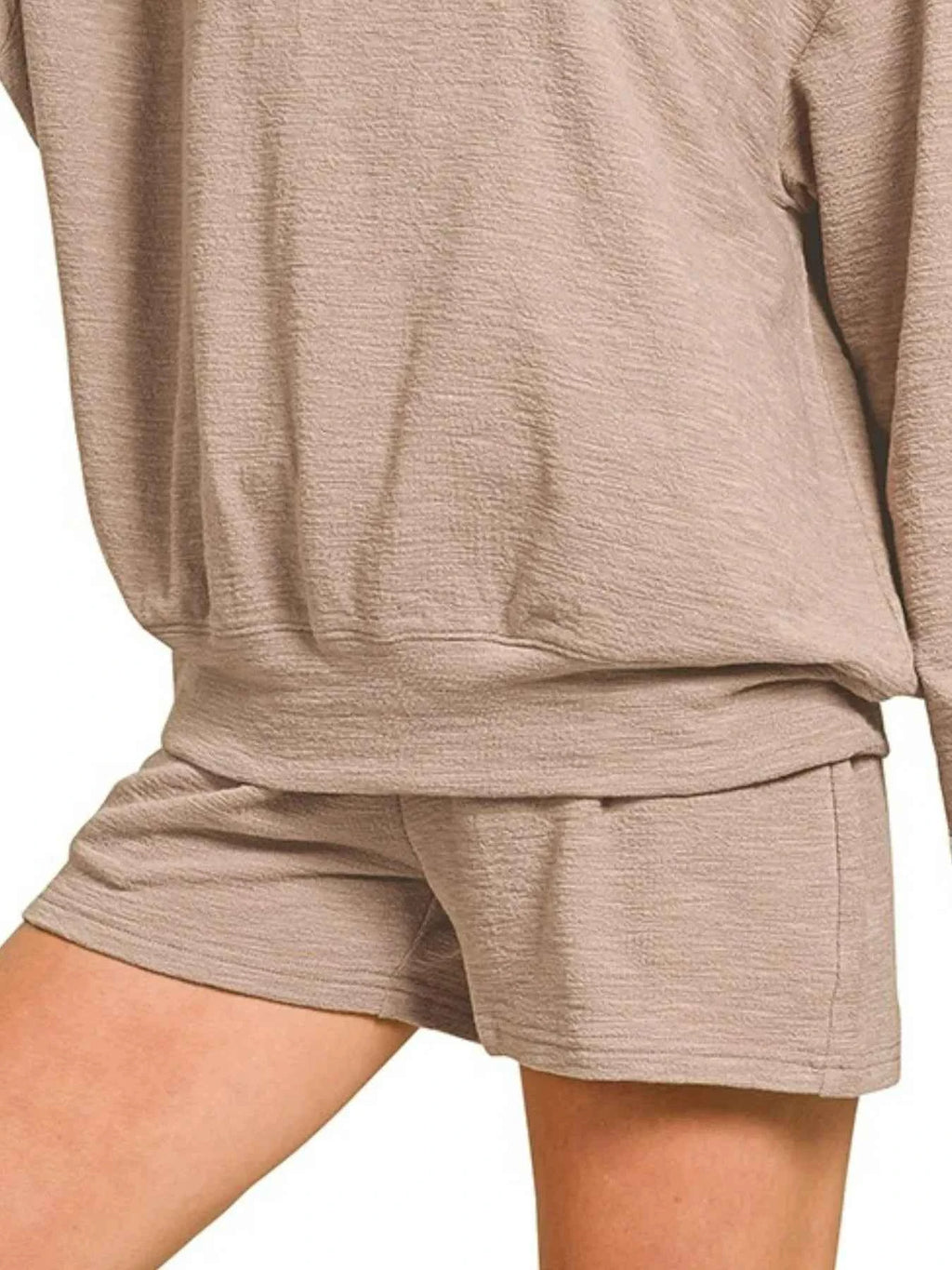 Zenana Slub Long Sleeve Top and Shorts Set 86075a41-1c1f-43a1-983d-0b9d42d5a0bf-Max-Origin