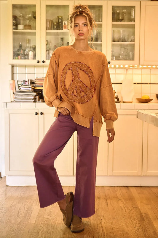 Twill High Waisted Button Fly Wide Leg Pants 860e9a5b3b714562952ee559fb71b7c4-Max-Origin