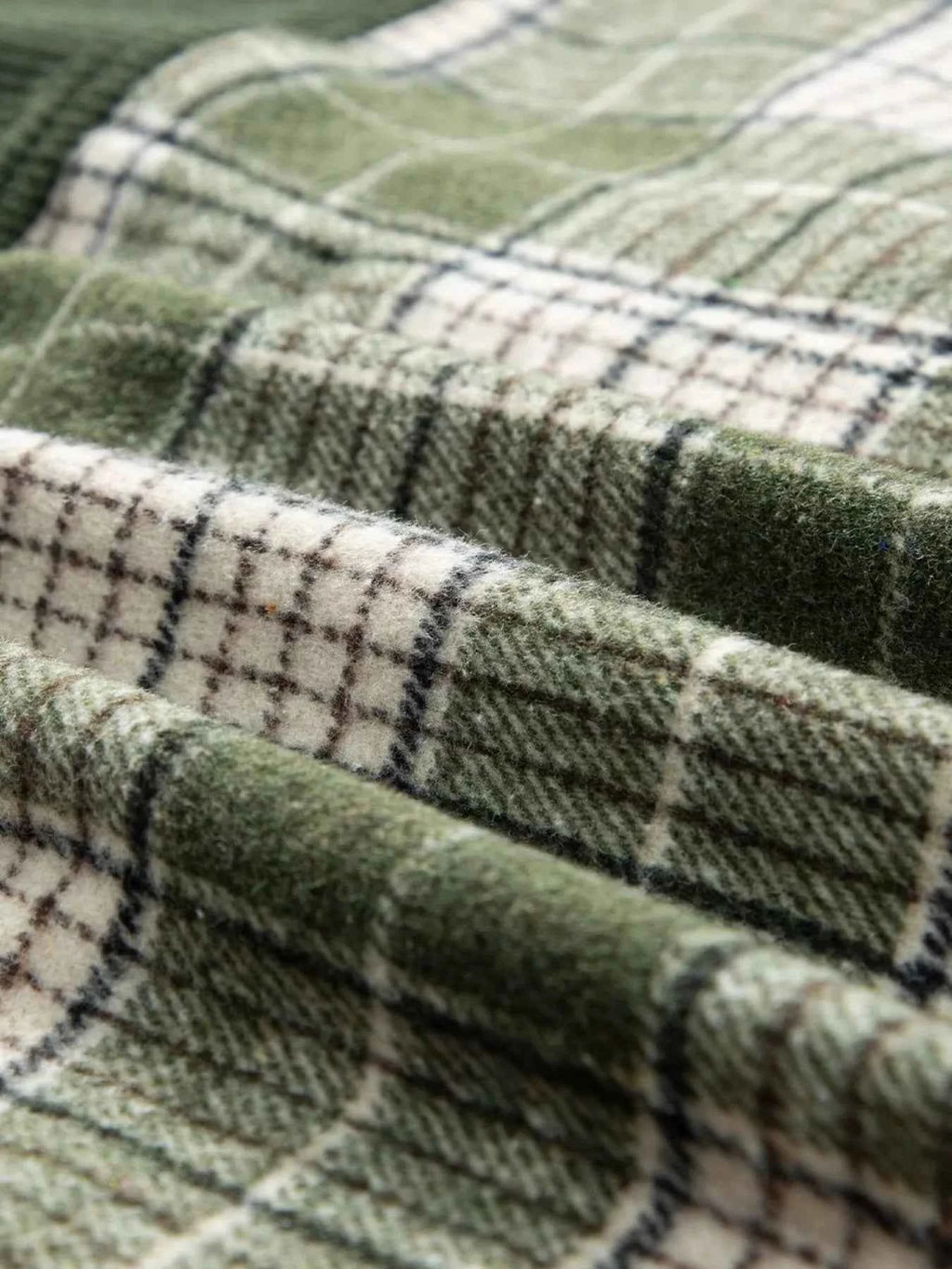 Plaid Button Up Long Sleeve Shacket 860f2e376de143ccaaae508bdd9623b8-Max-Origin