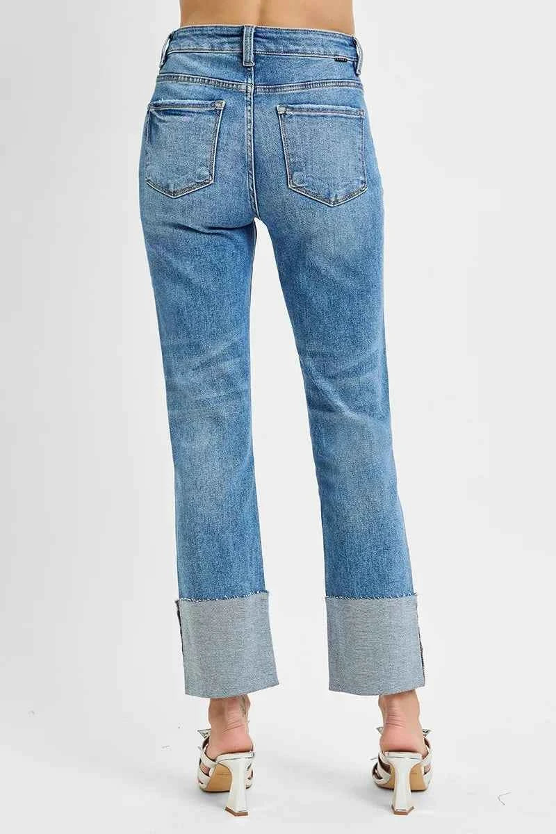 RISEN Full Size High Rise Ankle Straight Wide Cuffed Jeans Plus Size 8649f205a3c4489b962c4ed57633721f-Max-Origin