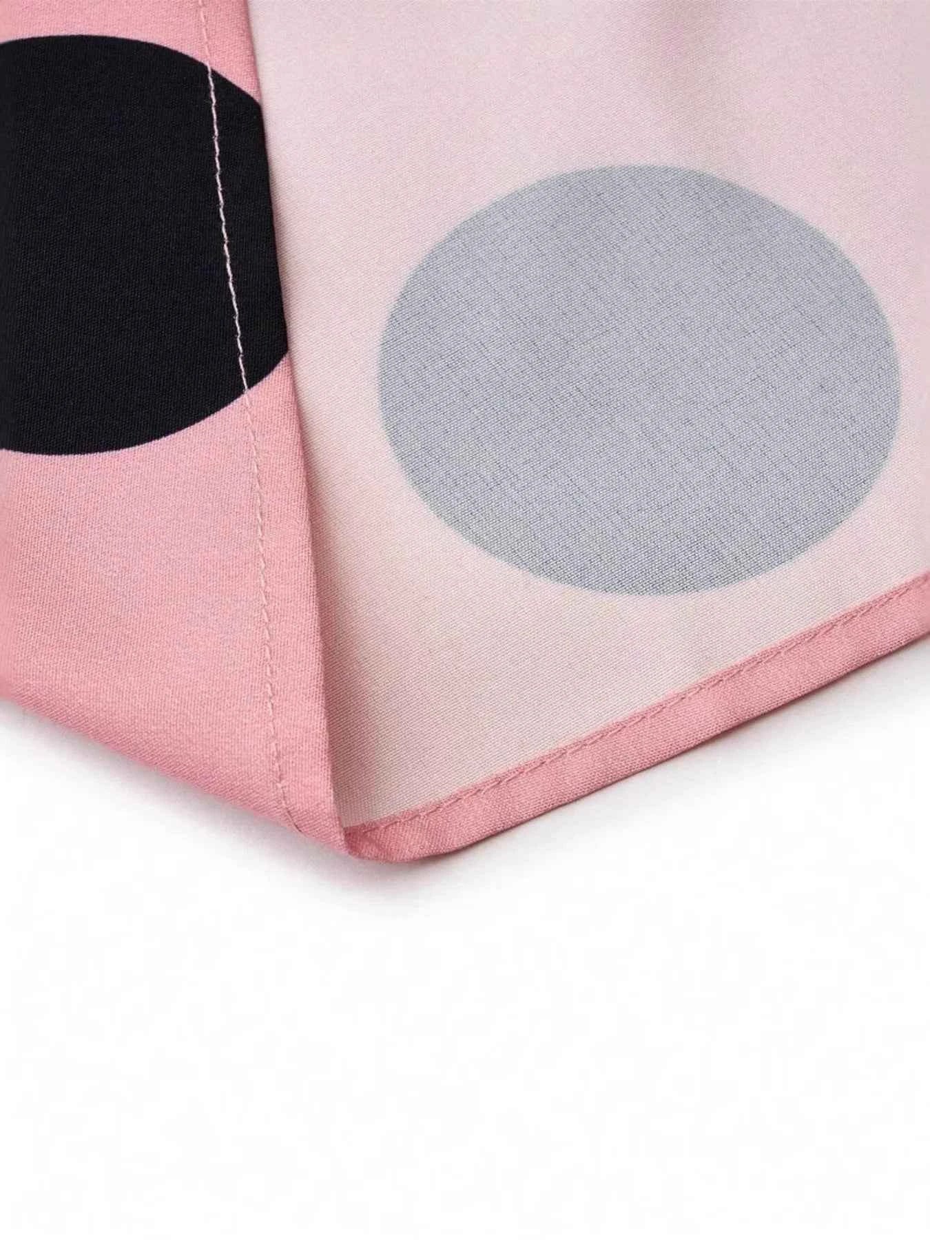 Polka Dot Tie Waist Flounce Sleeve Dress 8650b541d04f4cb1a4d60d1408a9723b-Max-Origin