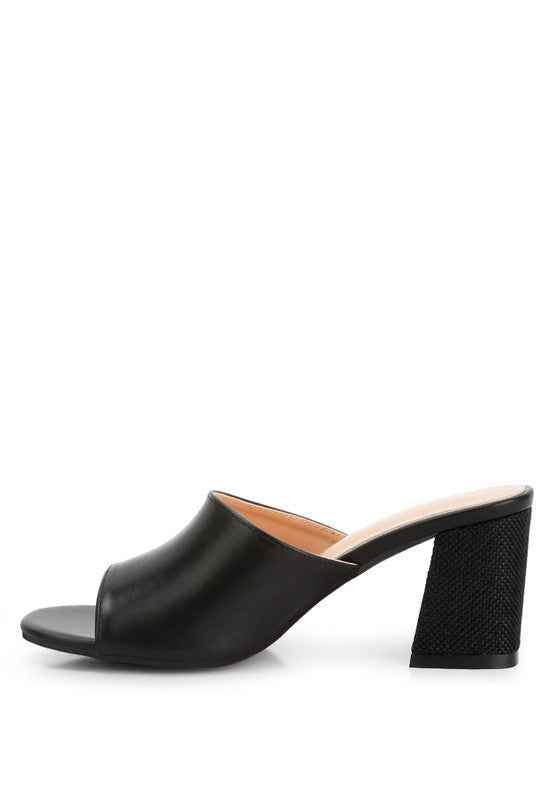 ADDIE Block Heel Slip On Sandals 86565760-e084-4077-b9b0-7c59514b9a6e