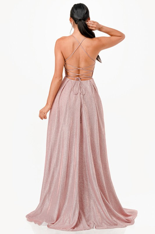 Ombre Chiffon Prom Dress – Lace-Up Back Glitter Evening Gown for Women 869b4864-84b2-4ee6-bd0d-99f5d177aa06