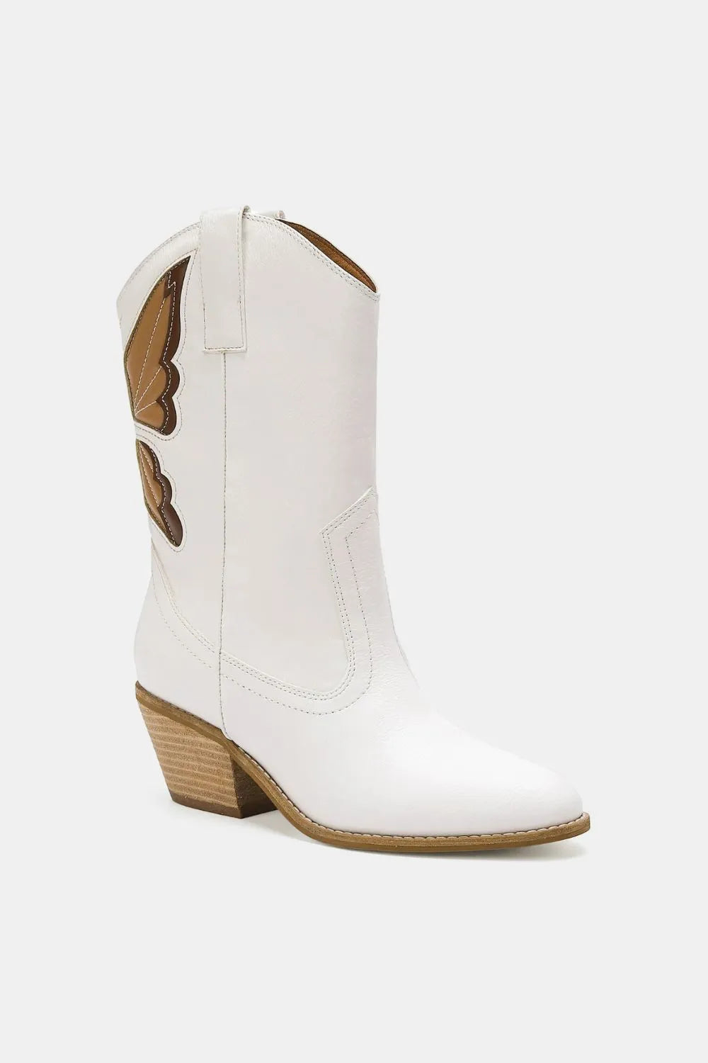 Beast Fashion Butterfly Cut Detail Point Toe Boots 869f5356-d76b-459d-bba1-27fba560b8a6-Max