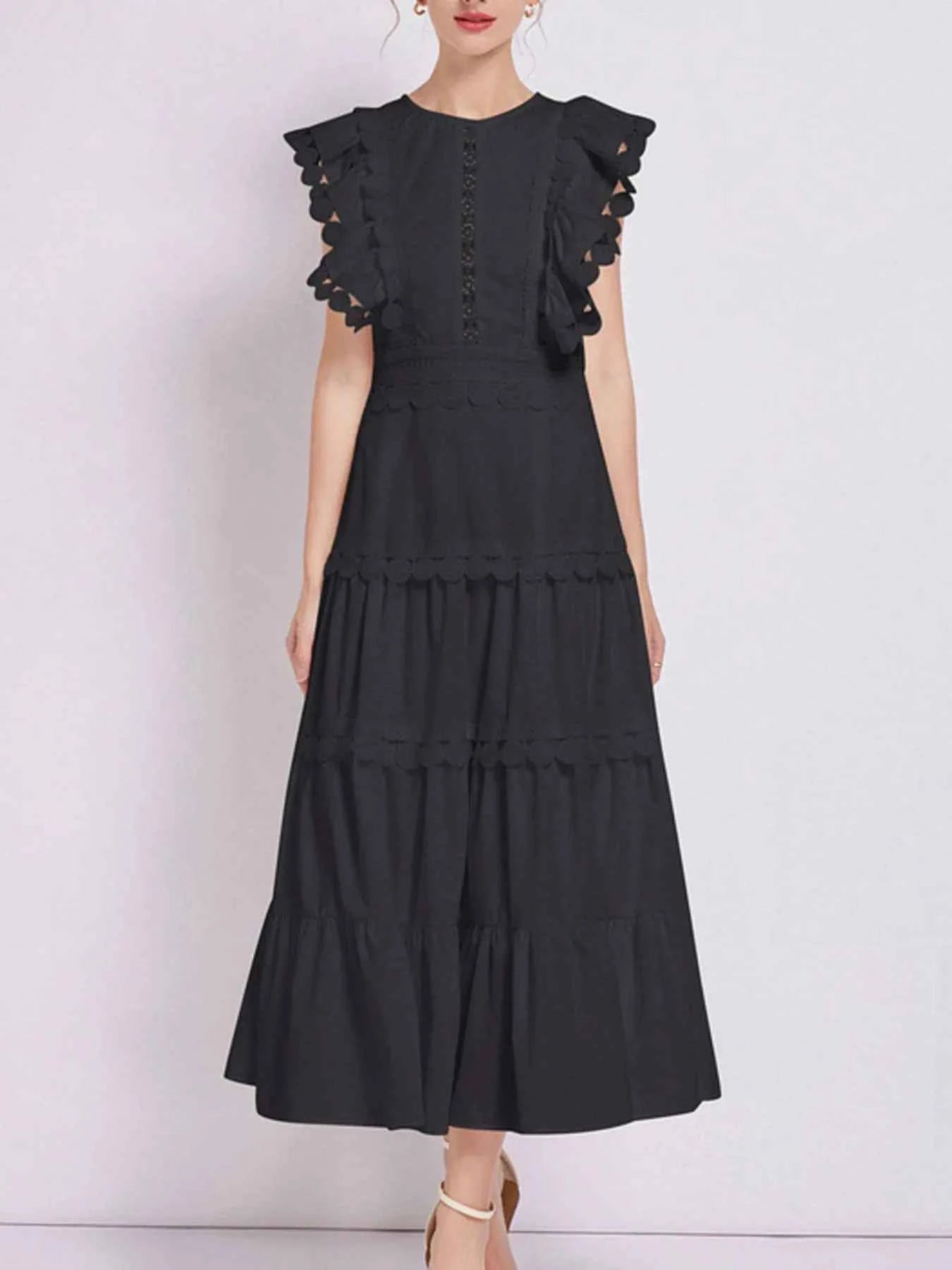 Sleeveless Ruffled Tiered Dress with Embroidered Trim 86a129aa-2f80-4565-b94f-c61ac9804c9a-Max-Origin_d75d7256-dcad-47bb-89ab-5415b44edcaa
