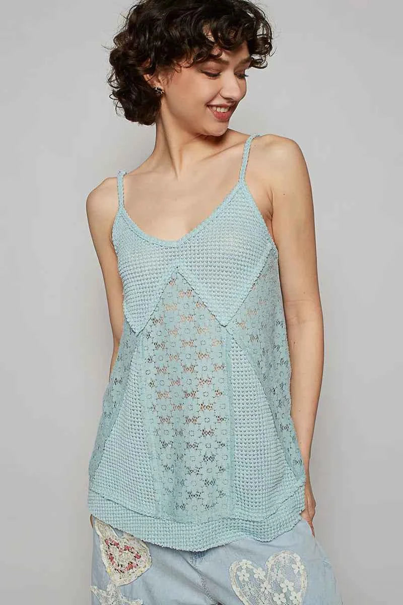 POL Lace V-Neck Cami BABY BLUE MULTI 86efc963-6b4c-46e4-8160-18eef0c04cc0-Max-Origin