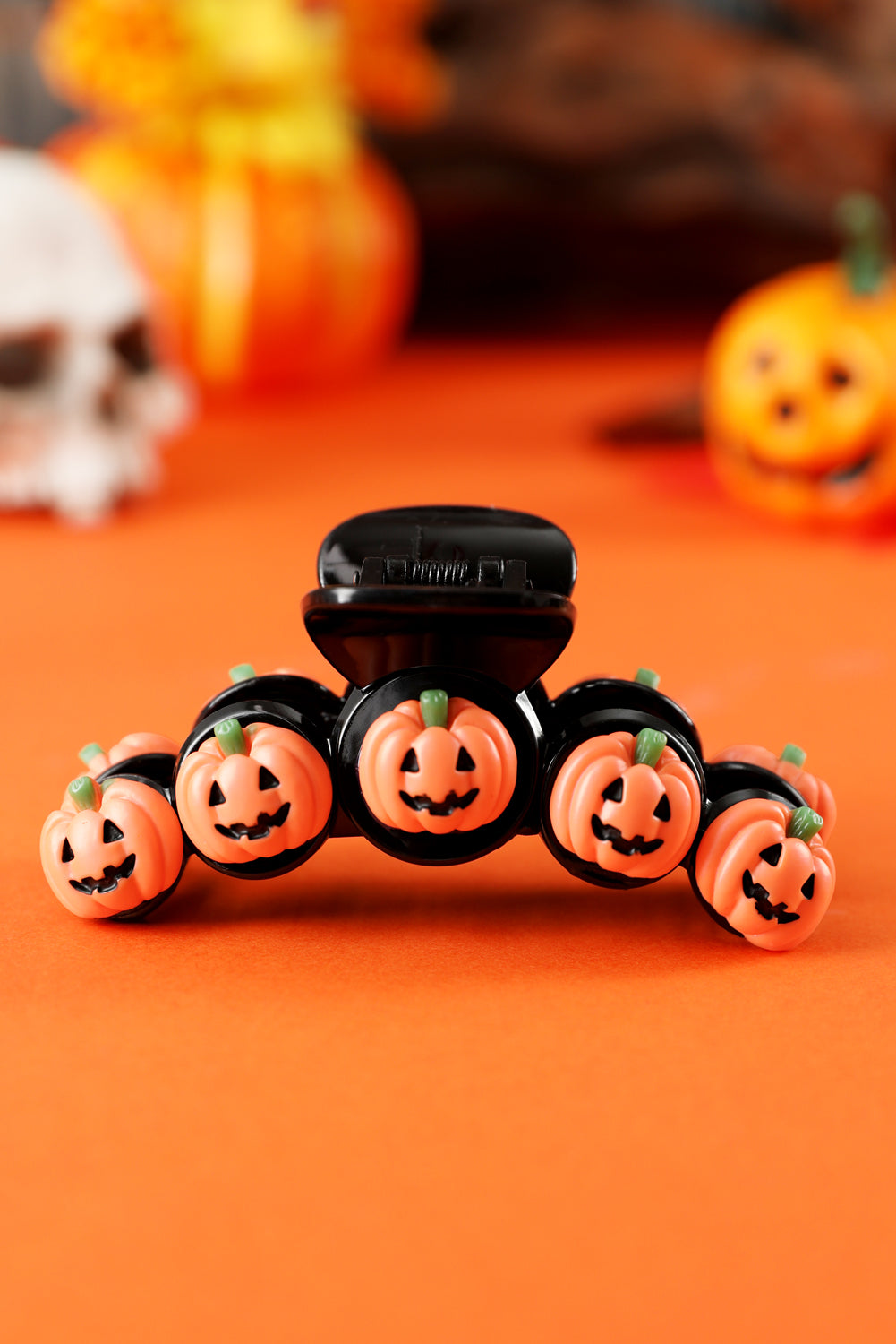 Russet Orange Halloween Pumpkin Hair Claw Clip 8711b1f025f7ee04