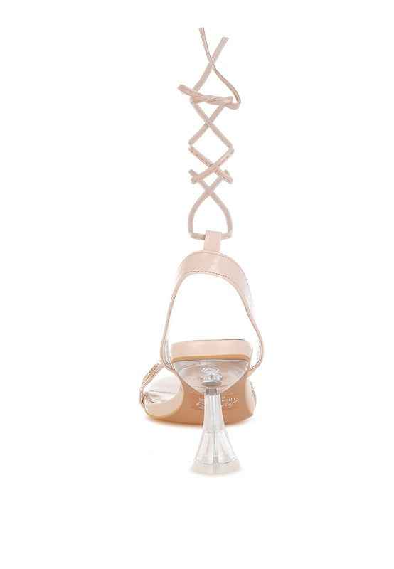 Ebina Charm Detail Spool Heels 87130eed-5d9f-4275-8805-3004edfa6723