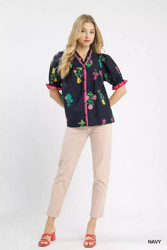 Petal Parade Print Button-Down Blouse 871ee918-c649-4418-8f25-cc4806543cd1-Max-Origin