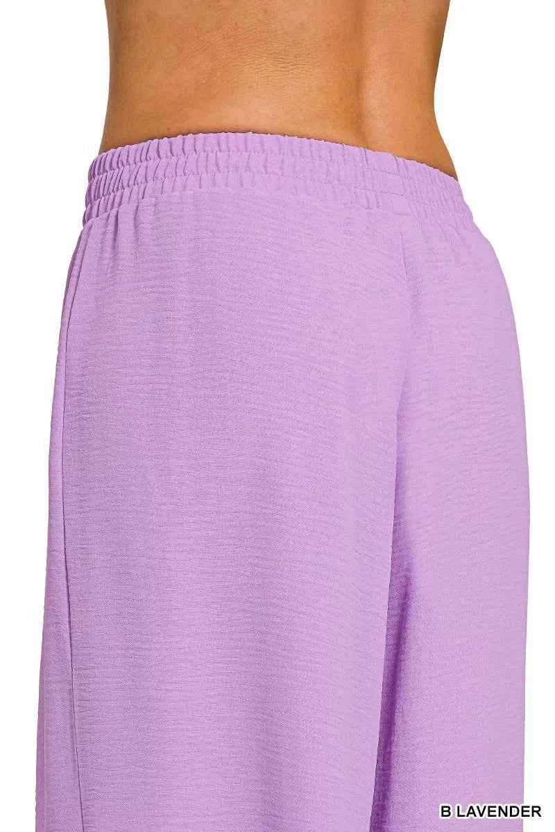 Zenana Woven Airflow Twisted Top & Wide Leg Pants Set 8731fec169fc49ceb7d1c3a5d60d499e-Max-Origin