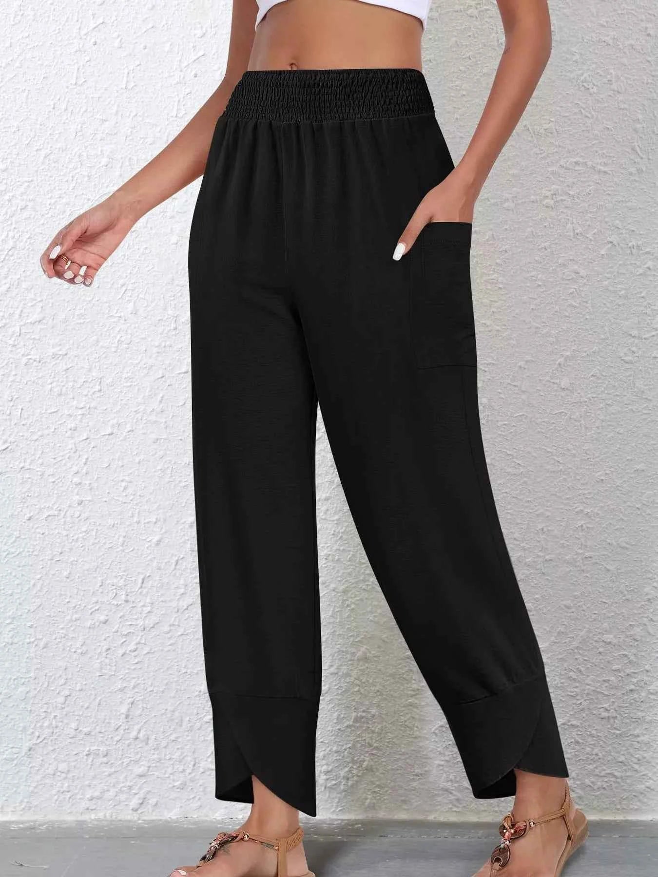 Elastic Waist Pants 8747e94cd2094b12abbf4ef9d3e090bc-Max-Origin