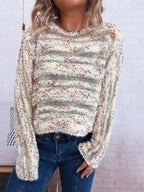 Round Neck Long Sleeve Sweater 8752dc42c7a24146b498ac128af8a070-Max-Origin