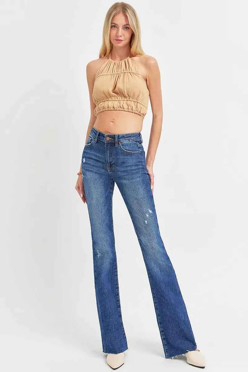 RISEN Full Size Distressed Mid Rise Flare Jeans Plus Size 875733df5ac545f1bdd57a2a9db036d3-Max-Origin