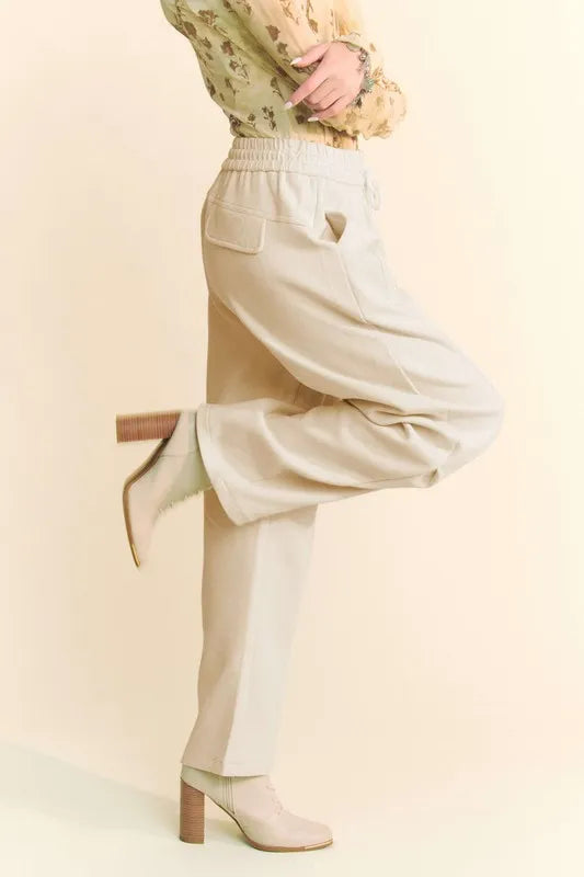 Drawstring Wide Leg Sweatpants 876c9059-bf4e-4b39-91de-a2a029c3f782-Max