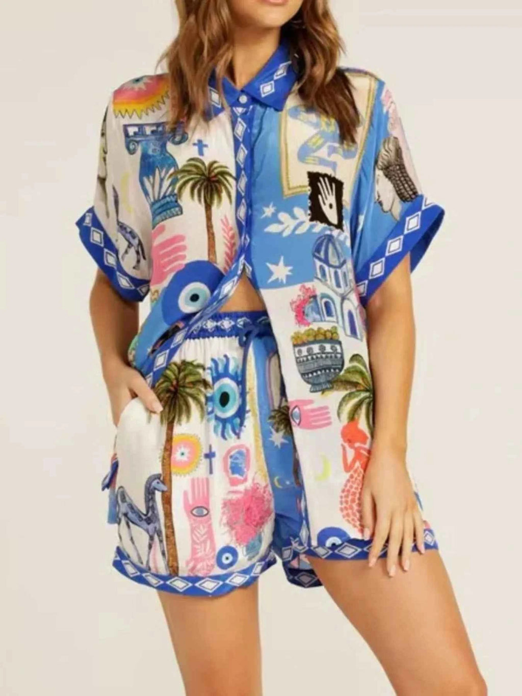 Printed Button Up Shirt and Shorts Set 878a2d5e-f5c8-4414-bab0-af98b5595bf0-Max-Origin