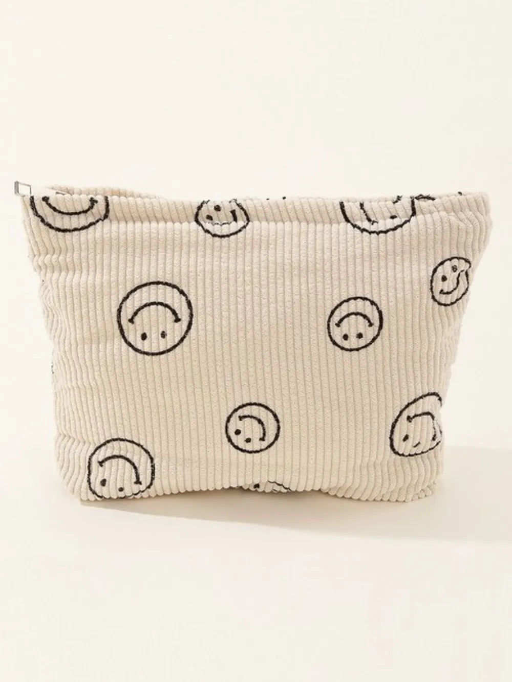 Zenana Corduroy Smile Clutch Bag Ivory One Size 87cc80fe-ef4b-4c0d-b962-f77f261c6a8a-Max