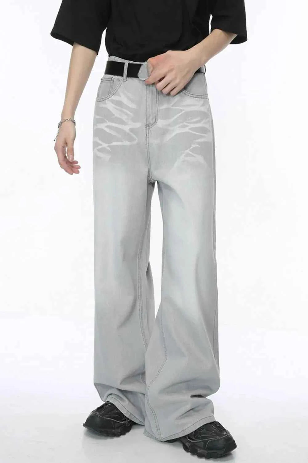 Washed Cat Whisker Straight-Leg Jeans 87edba6f-66fd-41a5-8056-4eddc6e4e1fc-Max