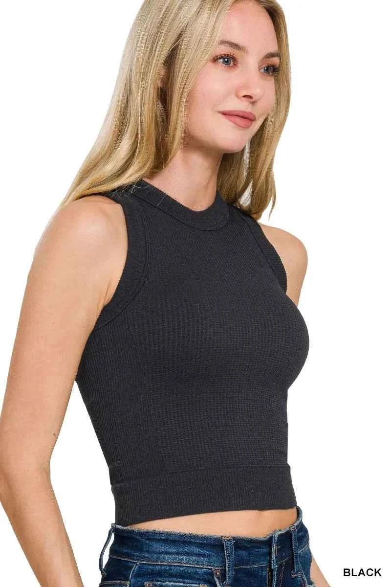 Zenana Built In Bra Seamless Crop Tank Top 87ef61c951d44c3ca1ed9dd1ecd65fed-Max-Origin