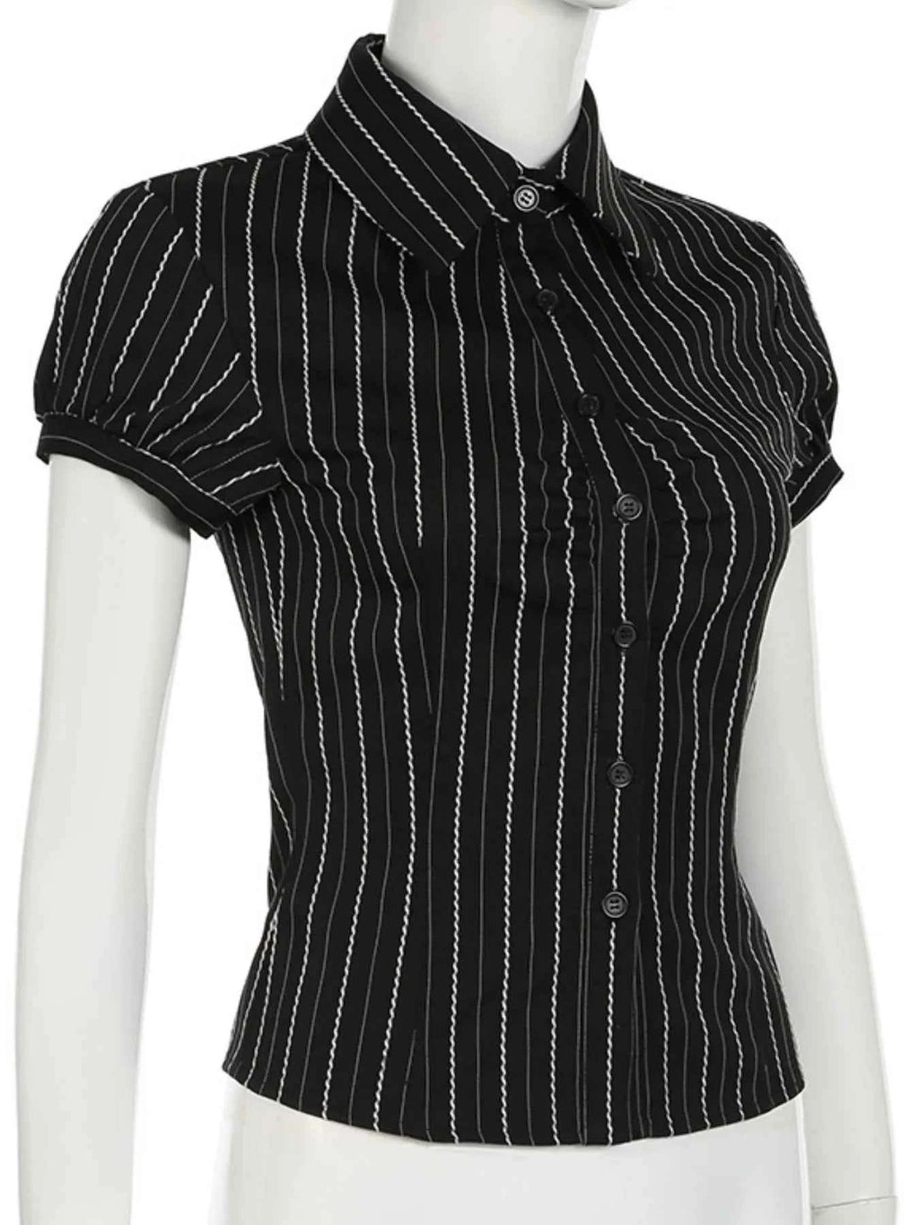 Striped Button-Down Collared Neck Shirt 87f27259-973d-49cb-970c-c0da1aeadc25-Max-Origin