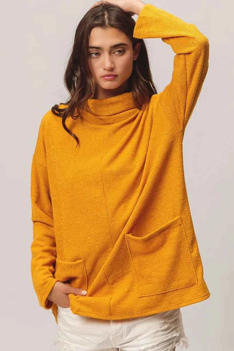 BiBi Piper Rib Double Pocket Turtle Neck Sweater 87f53ed97f8342f0a0b44cf06662de46-Max-Origin
