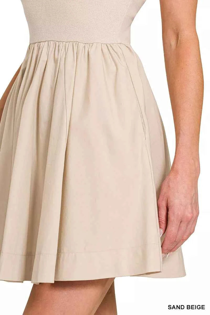 Zenana Combined Knit Tube Top Flare Mini Dress 8802007187634f3b9bdb3bfda60da237-Max-Origin