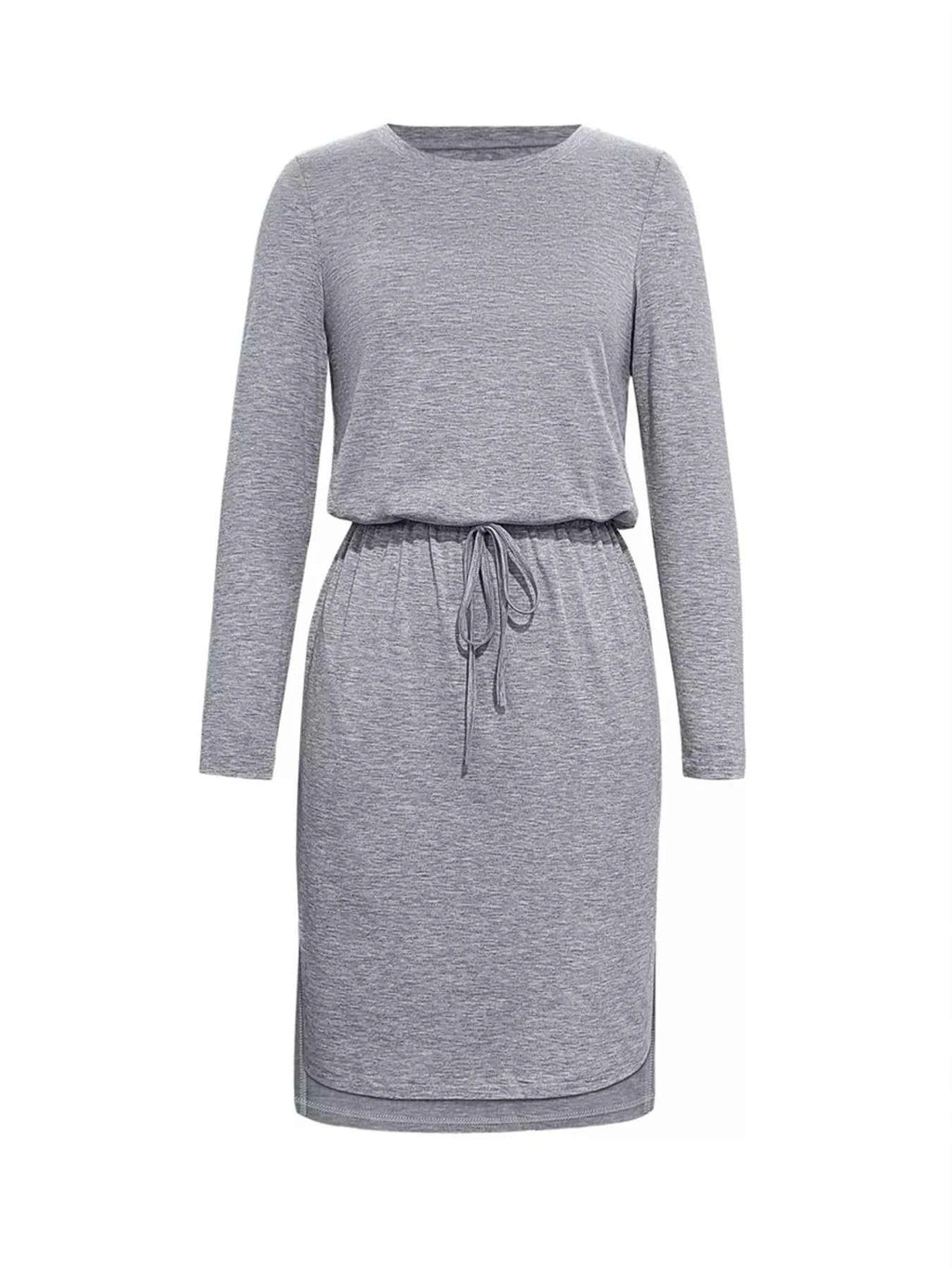 Long Sleeve Drawstring Midi Dress 882da386-c7b3-4c1c-a126-b6317b7c2014-Max-Origin