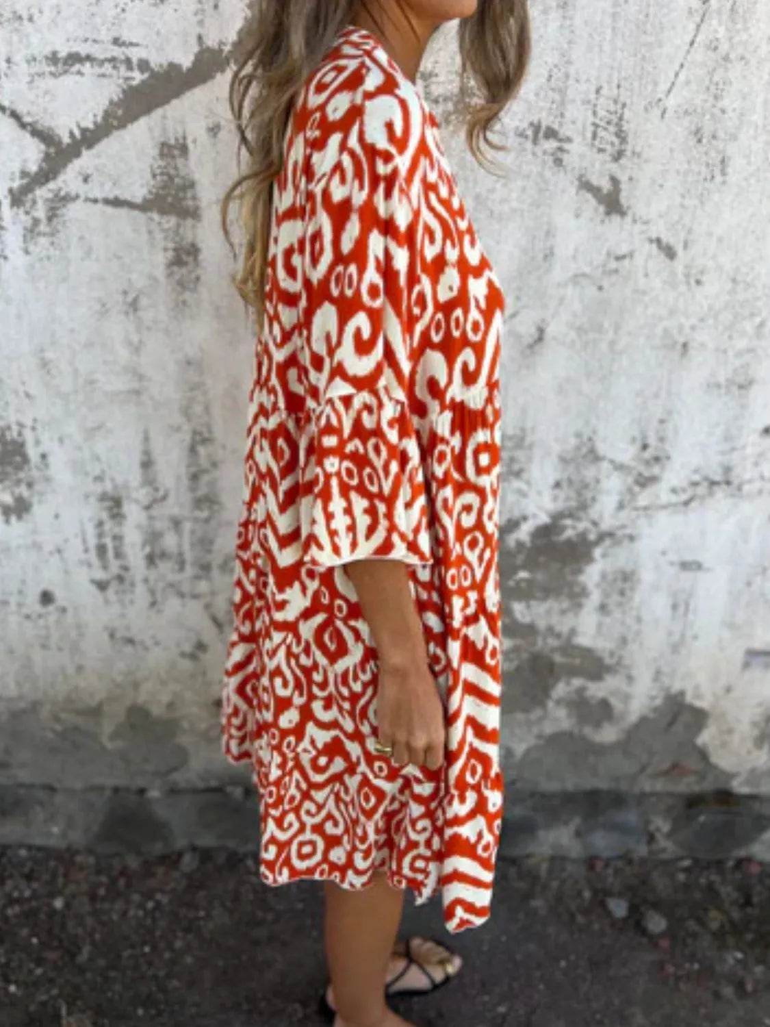 Full Size Printed Notched Half Sleeve Dress Plus Size 88598f87-1b66-4f21-a3d4-c394bb7ad3a4-Max-Origin