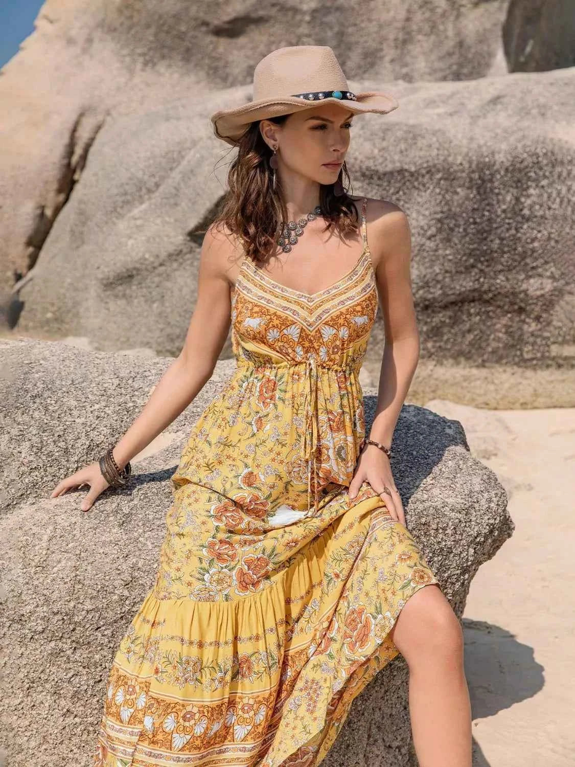 Tassel Printed Tiered Cami Dress 885c31c6-c1ef-43bc-b149-813839ad255a-Max-Origin