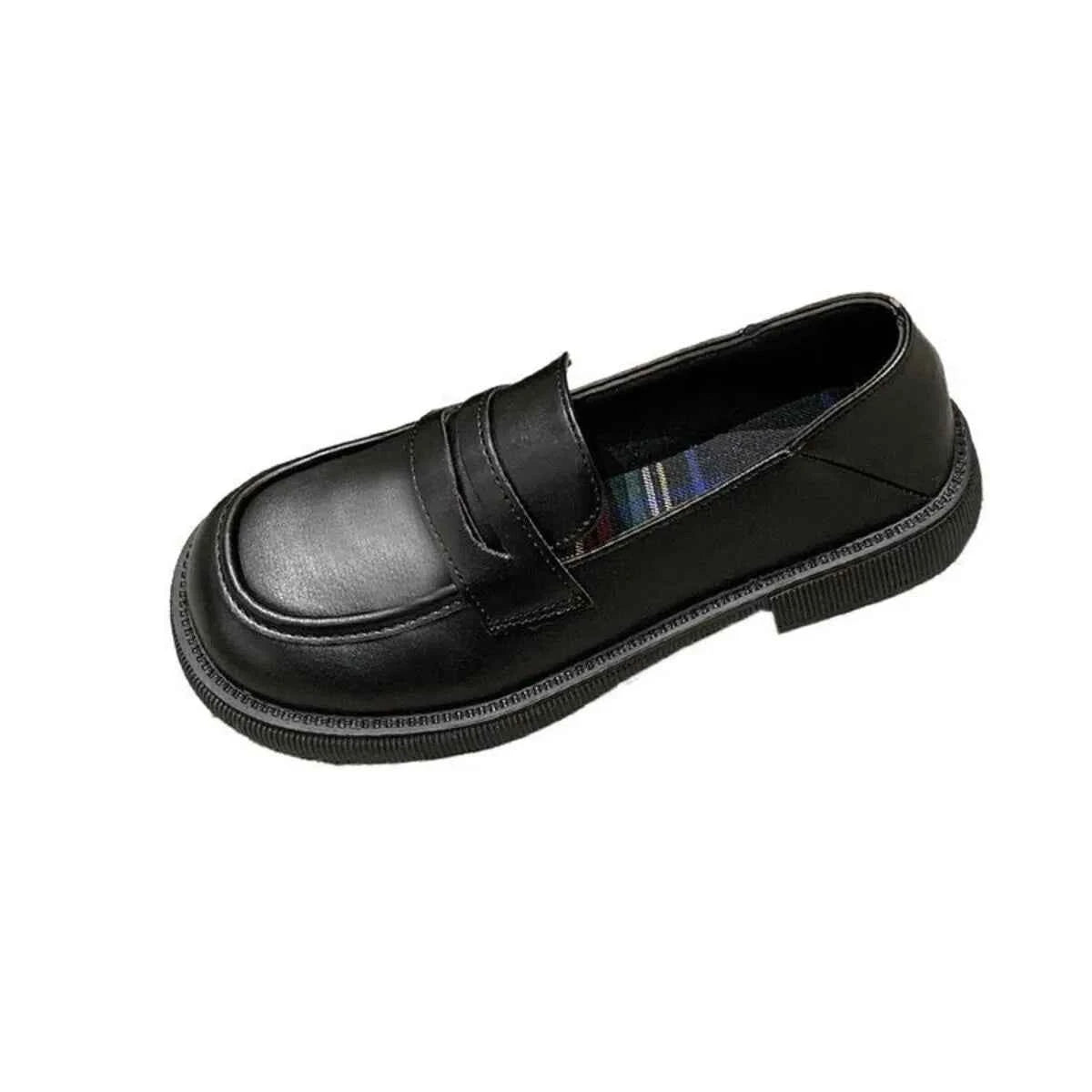 Round Toe Leather Loafers 88ae2e3197f4499badb6328fe8d1b655-Max-Origin