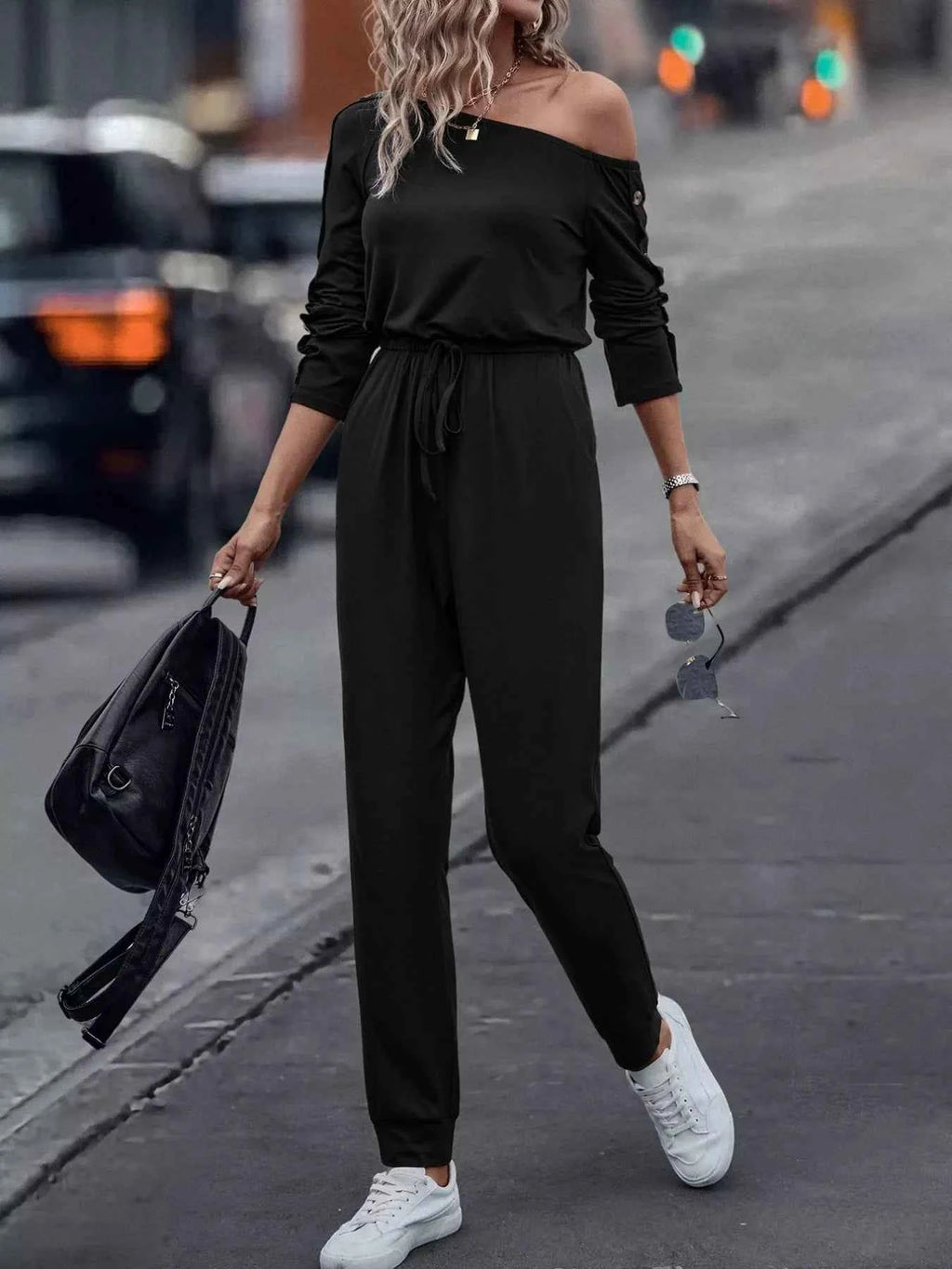 One Shoulder Long Sleeve Jumpsuit 88e53bd5-35f8-48c2-b740-ea17058d8b38-Max-Origin