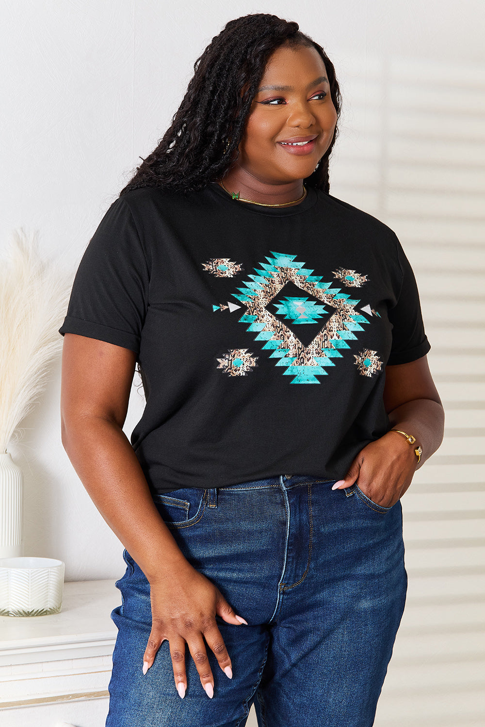 Simply Love Graphic Short Sleeve T-Shirt 8905c0a2f2e54a2e83fb5c6af4bb2a59-Max