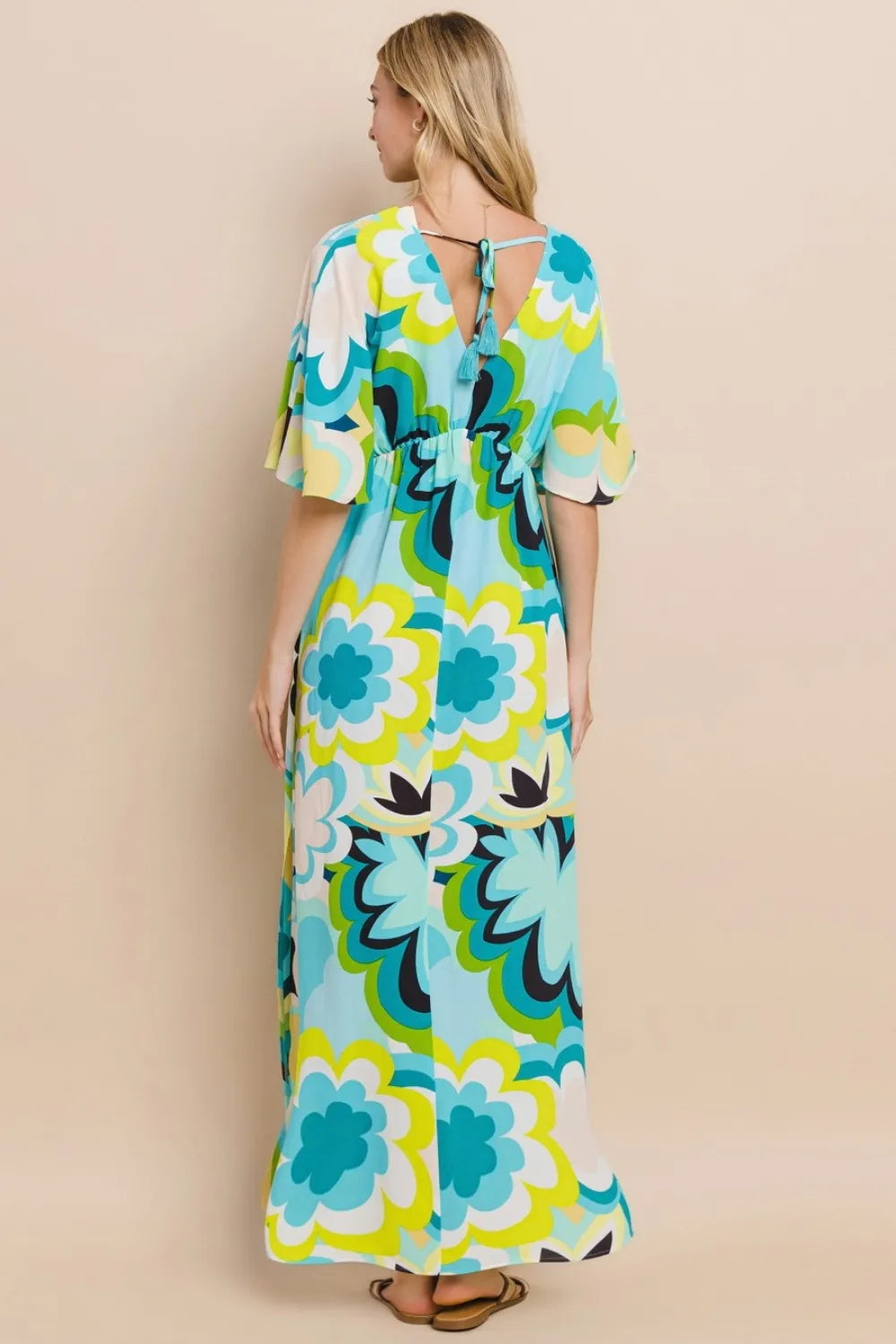 ODDI Floral Printed Slit Maxi Dress 8907f68f-84e3-4d3a-a209-a520f9359d72-Max