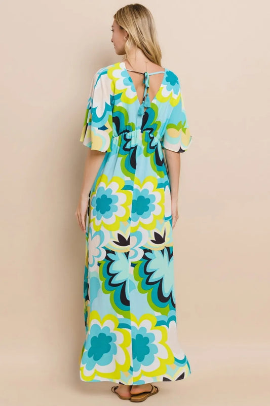 ODDI Floral Printed Slit Maxi Dress 8907f68f-84e3-4d3a-a209-a520f9359d72-Max