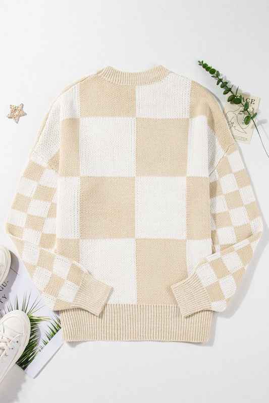 Vivifira Print Drop Shoulder Sweater 8919e68b-47d7-4811-bd11-5ac358f2fc98