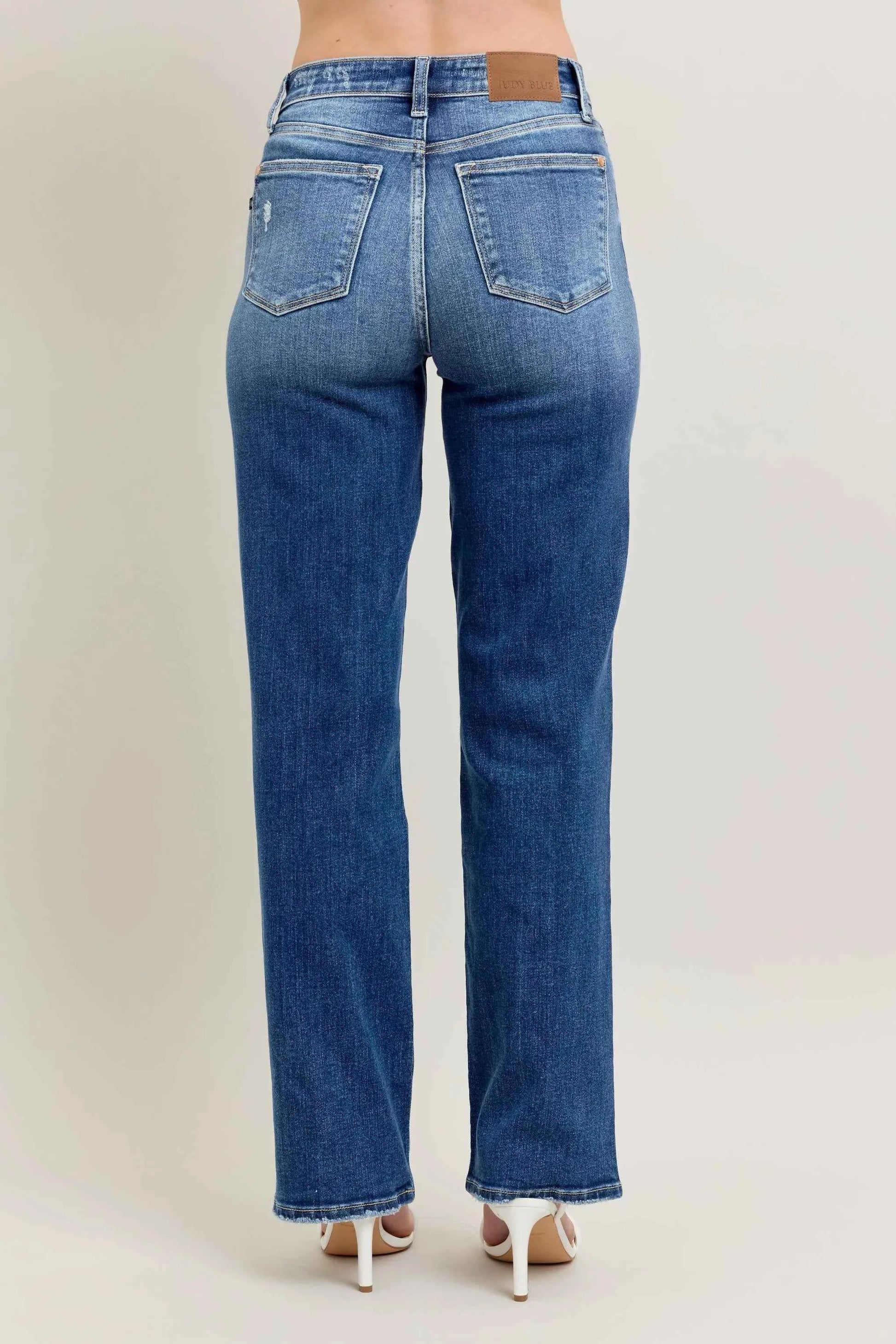 Judy Blue Full Size High Waist 90's Straight Leg Jeans Plus Size 89485d700b8648e29c5afd4059fea227-Max-Origin