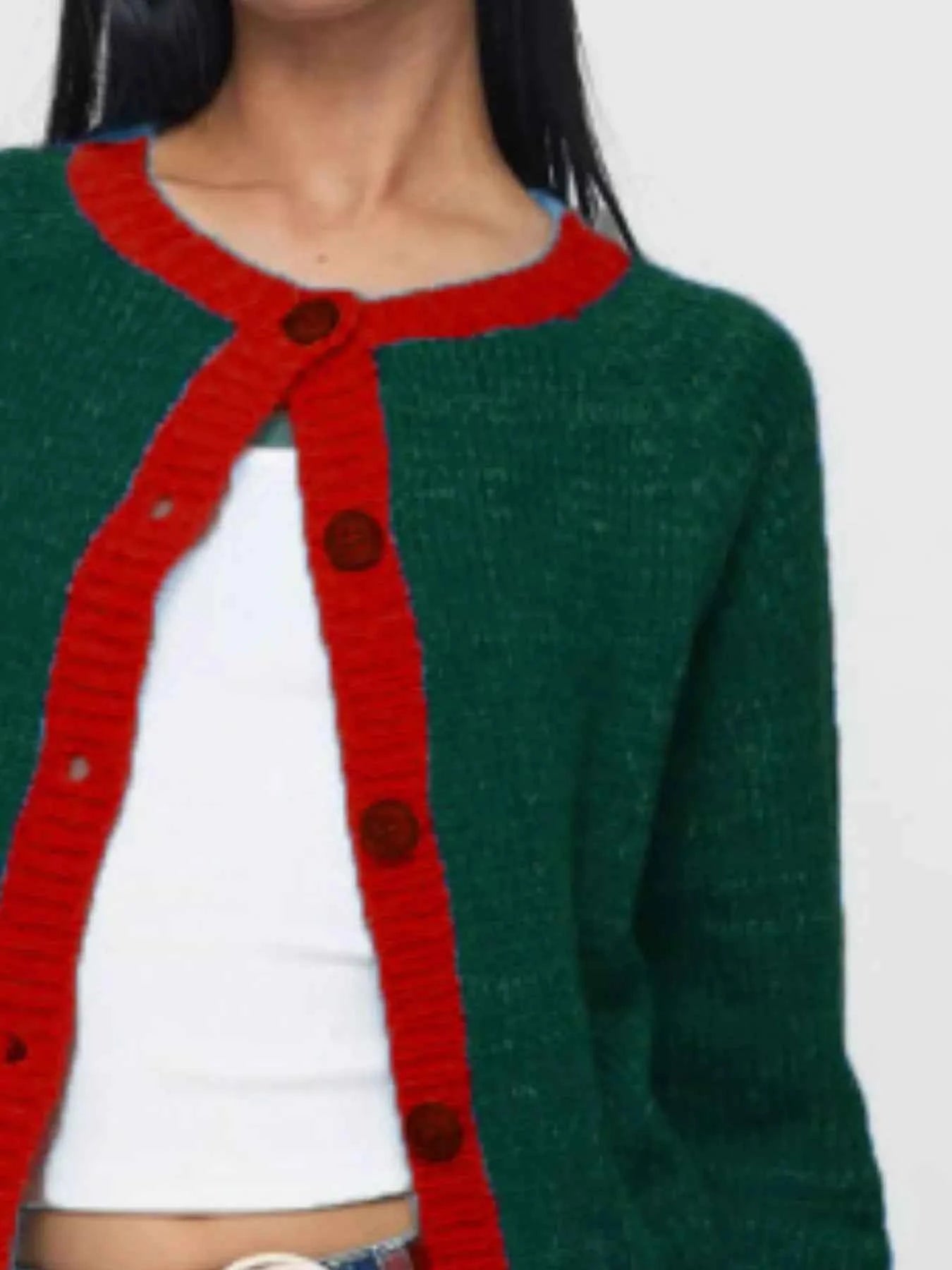 Contrast Trim Button-Up Cardigan 894da224-3e51-4344-87e2-a0690344ad70-Max-Origin