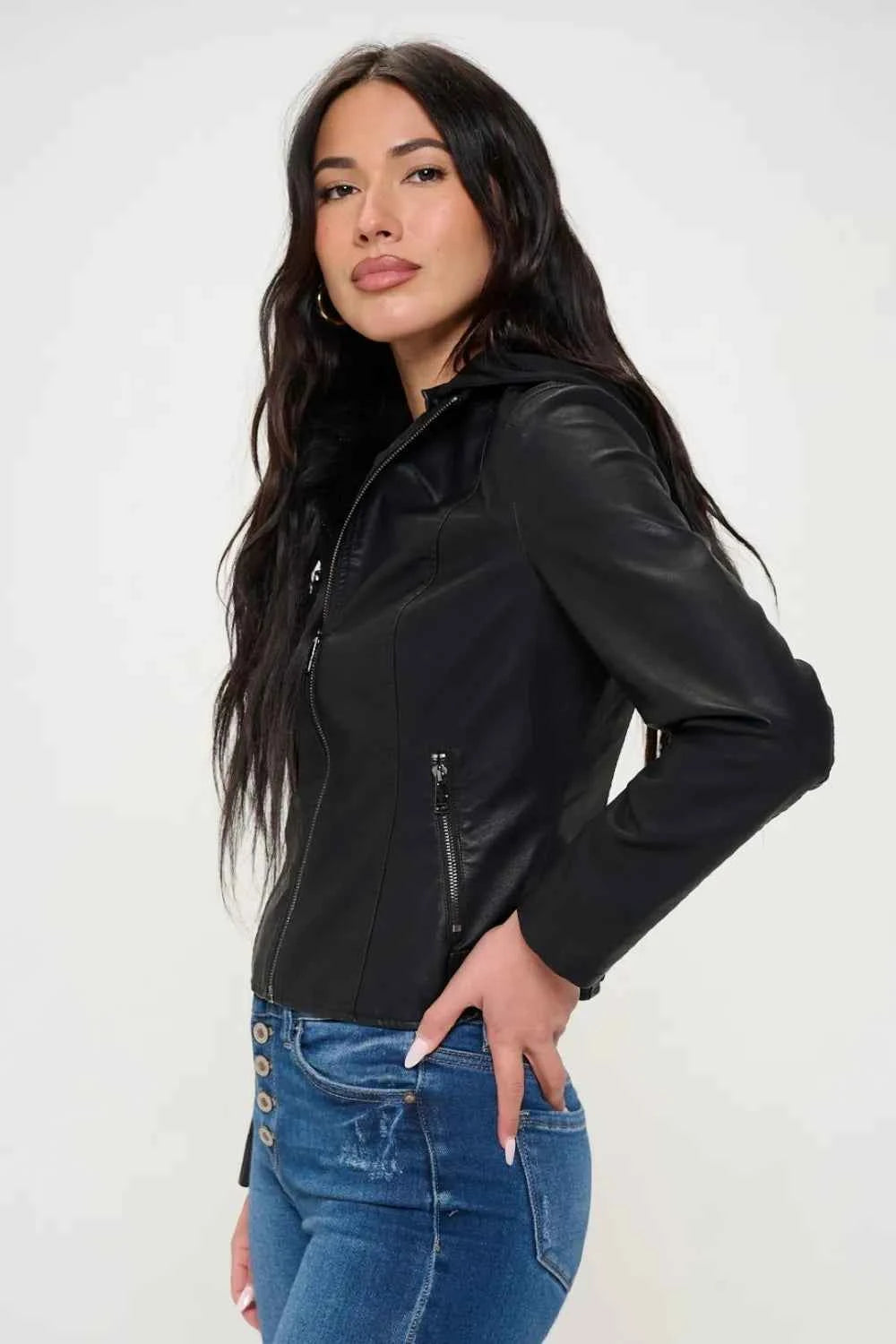 Coalition LA Zip Up Hooded Jacket 895464db-4a68-484e-b7dd-bafefabbc638-Max