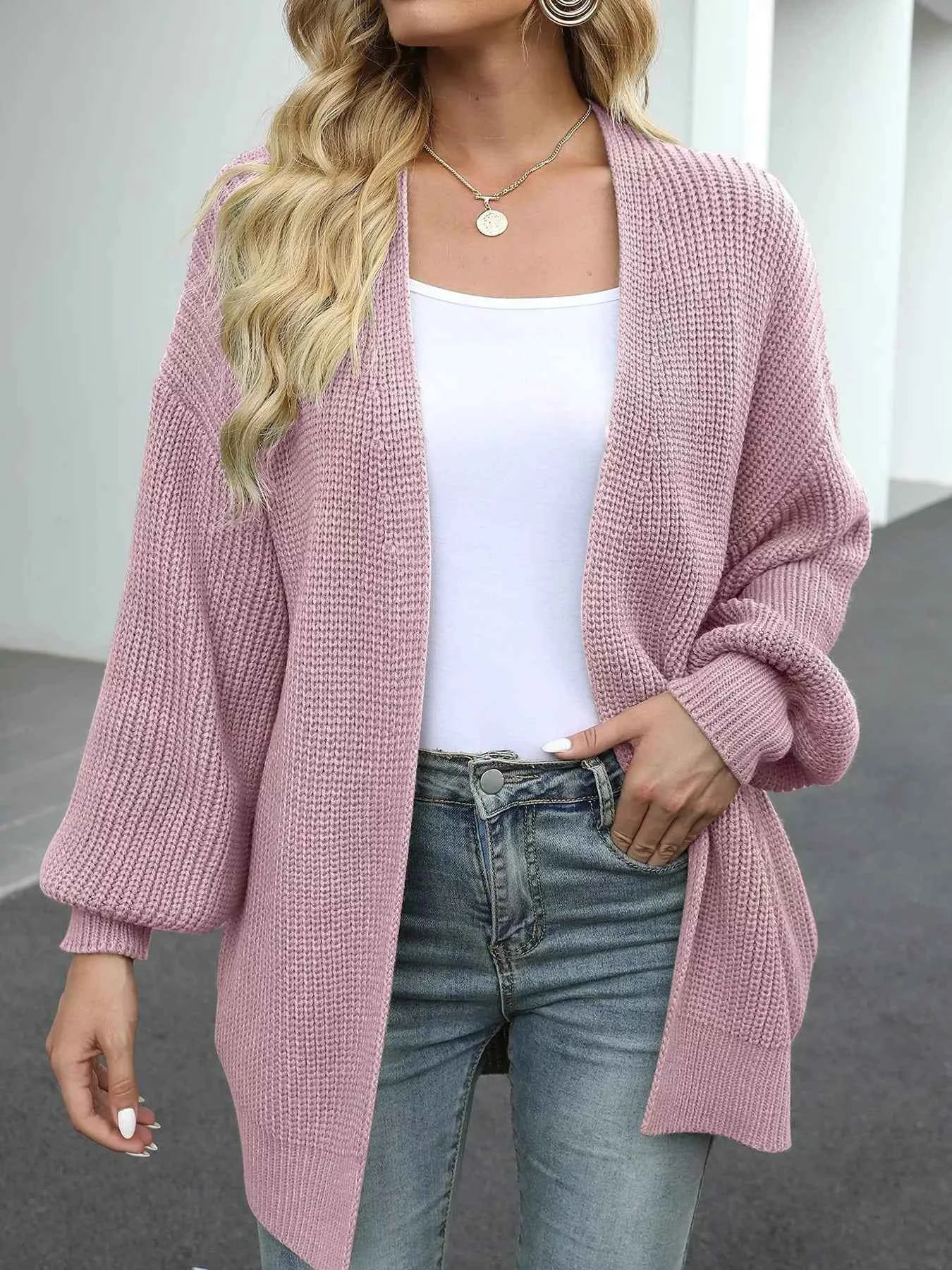 Oversized Chunky Knit Open Front Cardigan 89576c668f3340f7b27cf387e8fec99e-Max-Origin
