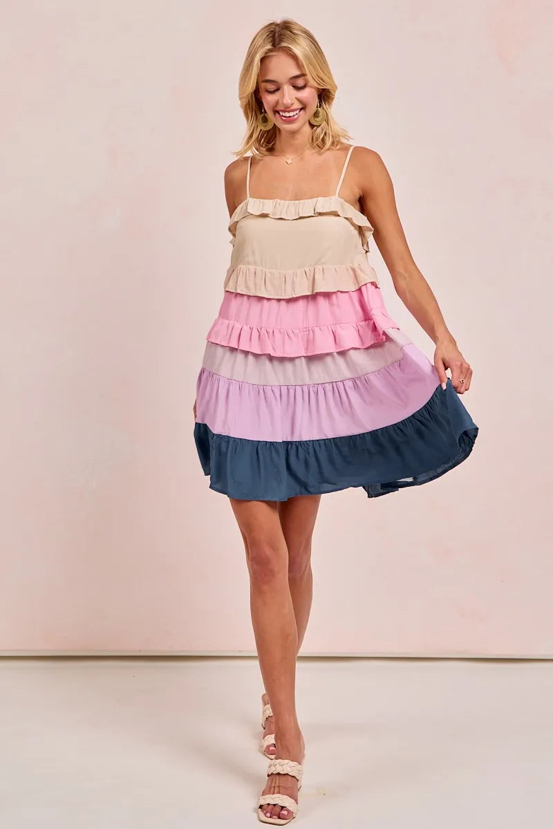 BiBi Color Blocked Tiered Dress 895b267509d942aea4d7c81ca8dd4784-Max-Origin