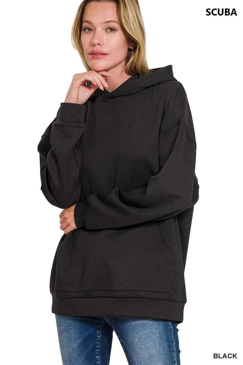 Oversized Scuba Hoodie with Kangaroo Pocket 896635ca96f747398d283650b543a9f3-Max-Origin