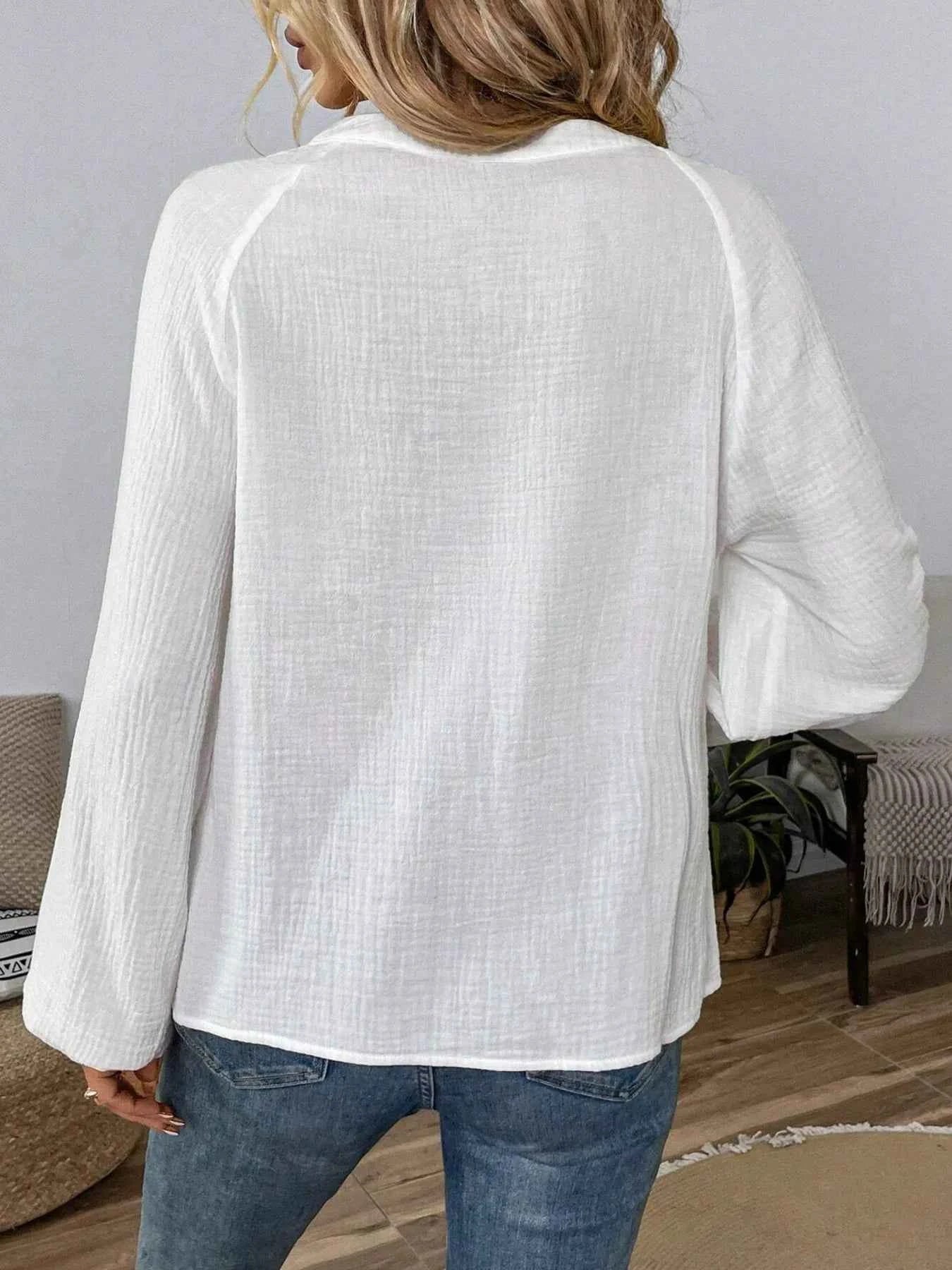 Paisley Pattern Notched Long Sleeve Blouse 89767b85dff24db9a4e93a6c7e3dc51f-Max-Origin
