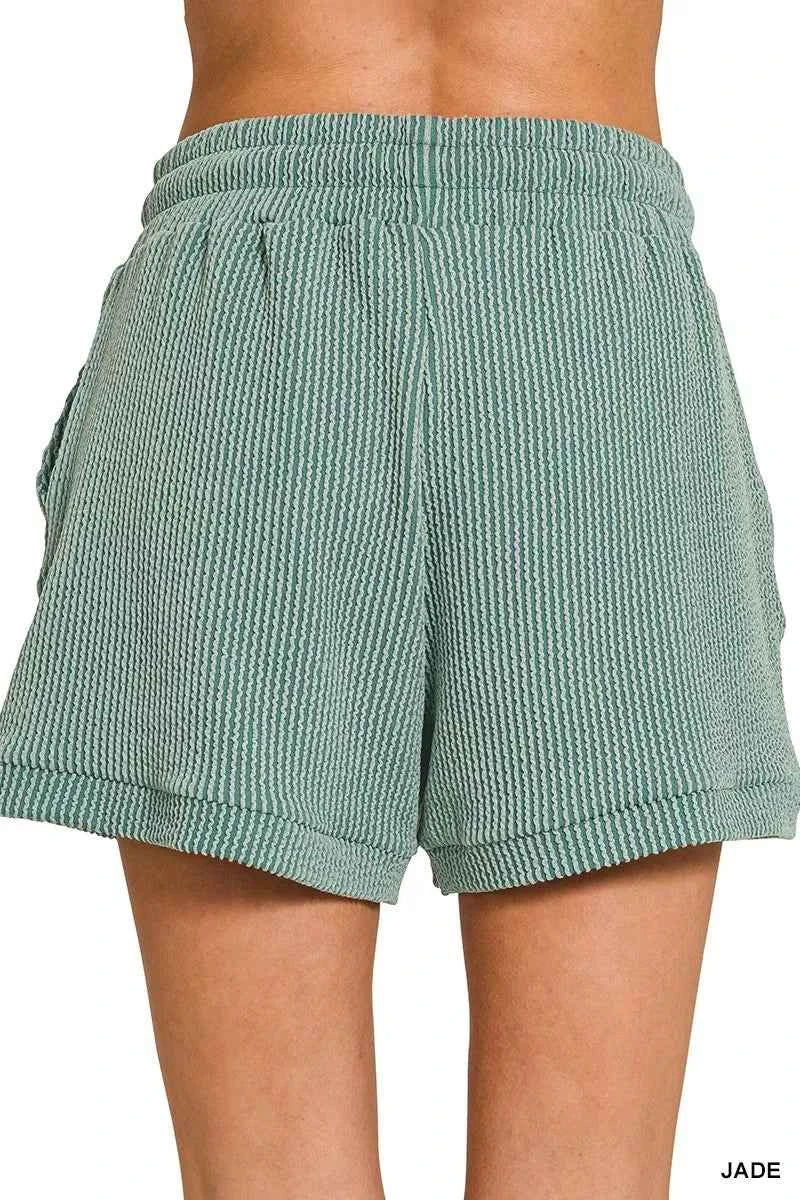 Zenana Raised Rib Cap Sleeve Top & Shorts Set 8991c80069c04f81b03909248985e218-Max-Origin