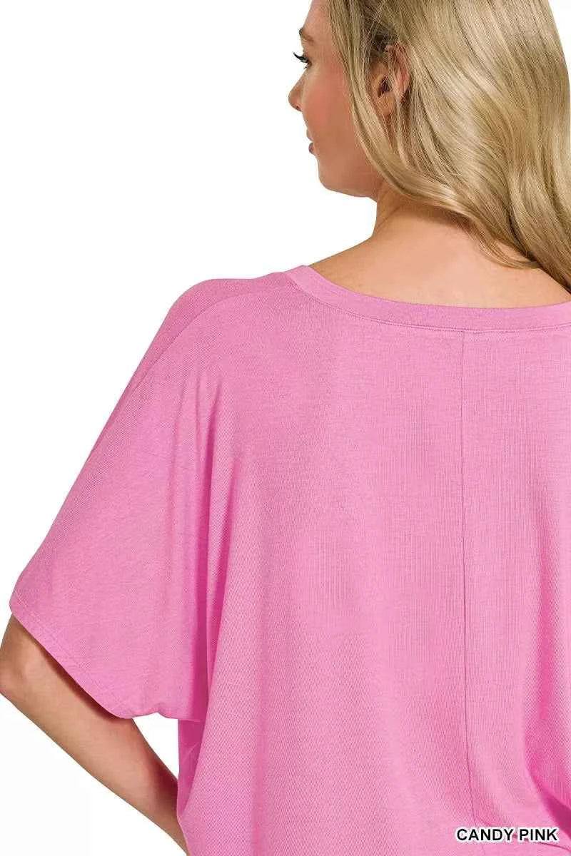 Zenana V-neck Oversized Top & Pants Set 89c33c835e4c4c7fb6ad69222d9f5ad8-Max-Origin