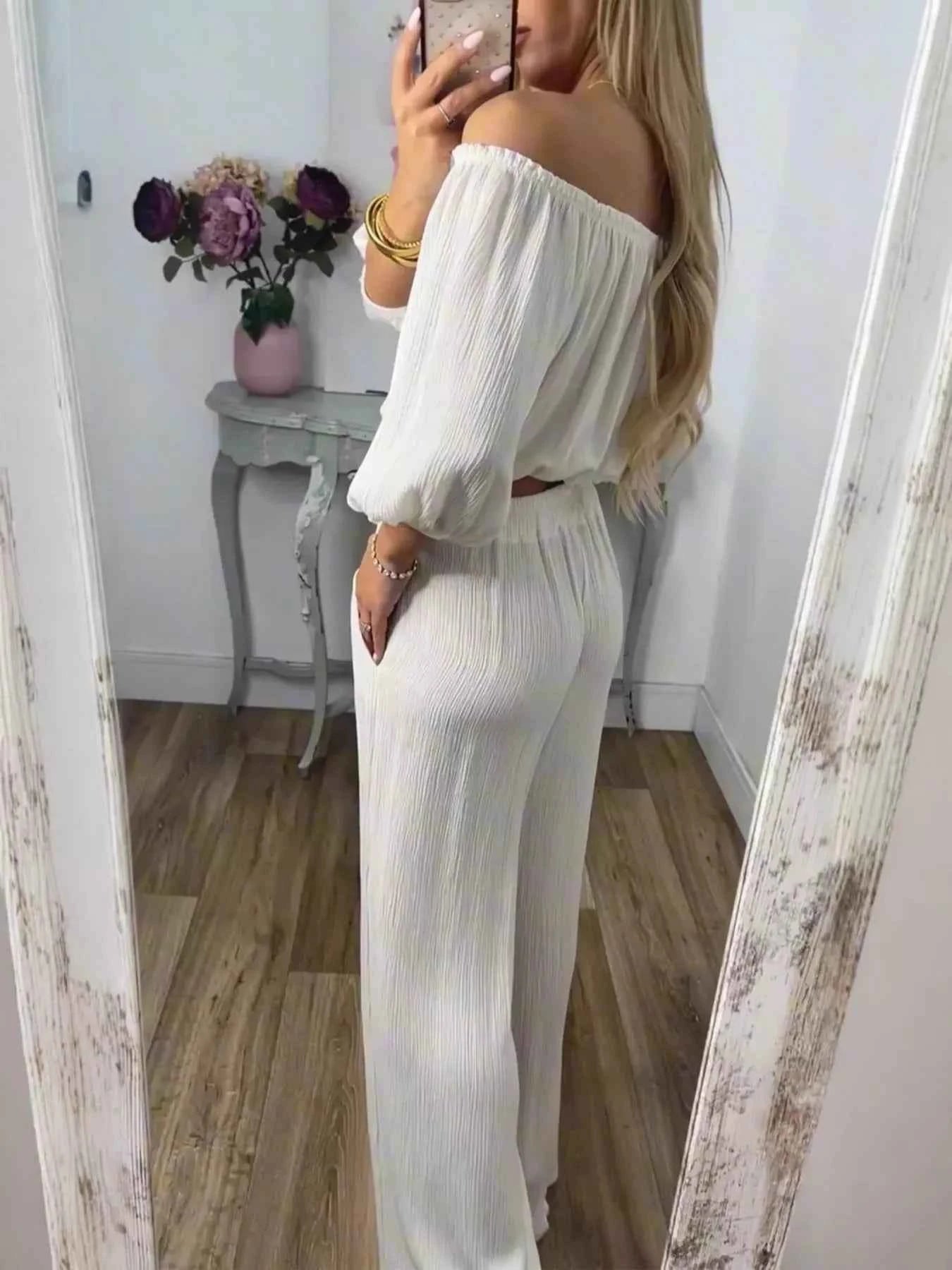 Full Size Off-Shoulder Top and Pants Set Plus Size 89e586155af9435f86e533ba3b64afd1-Max-Origin