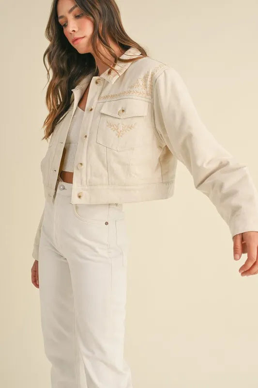 MABLE Embroidered Quilted Cropped Jacket 8a0753f410ae41b0a21445078b1d7e15-Max-Origin