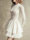 Layered Round Neck Long Sleeve Dress White 8a08ccc4-fb6a-4800-9858-3ce6ad777e54-Max-Origin