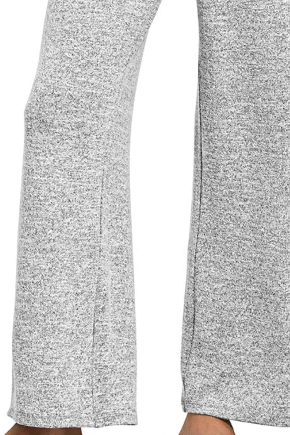 Zenana Soft Melange Hacci Elastic Waistband Lounge Pants 8a1a20a3-f37b-4589-9b1f-c11d771b54ad-Max-Origin